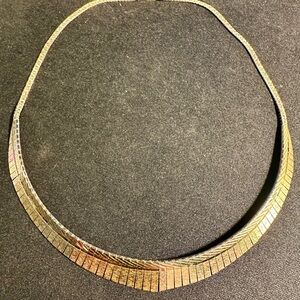 Solid 14K Italy Gold Necklace 16”length- 19 Grams Heavy Vintage